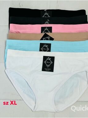 sz XL - 6-pk Seamless Sport Panties
